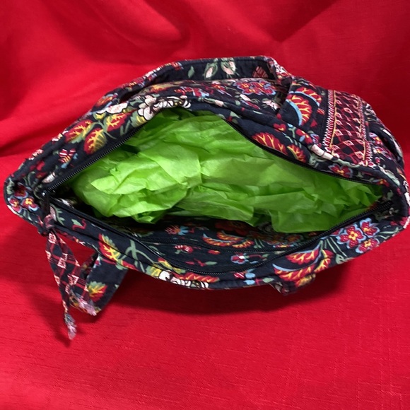Vera Bradley Multicolored Floral 2-Handled Purse in Excellent Condition - Picture 3 of 8
